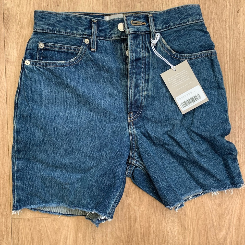 Everlane denim shorts NWT